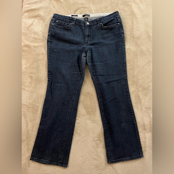 a.n.a petite straight leg jeans - Picture 1 of 8